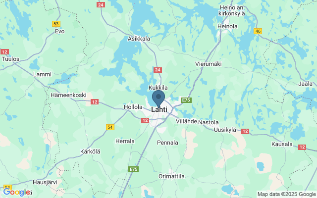 Kaart met locatie Ristin Kirkko